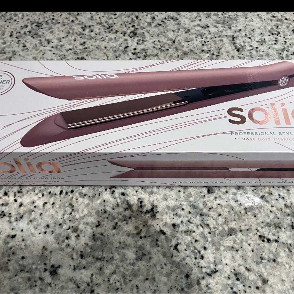 Rose Gold Titanium Flat Iron